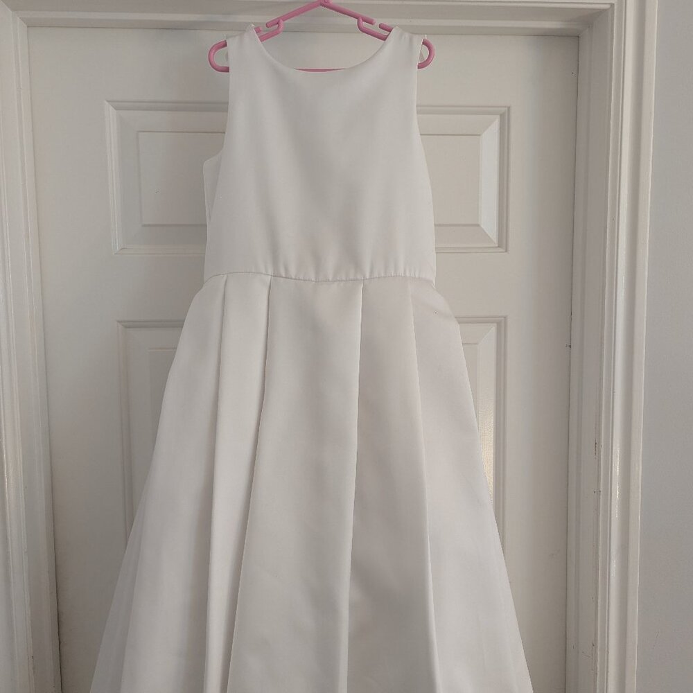 Girls formal white dress size 10